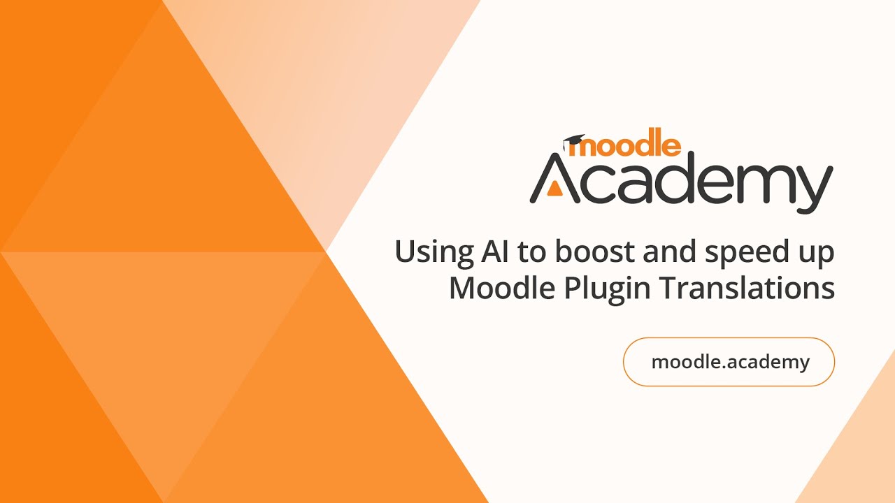 Использование ИИ для ускорения переводов плагинов Moodle | Академия Moodle