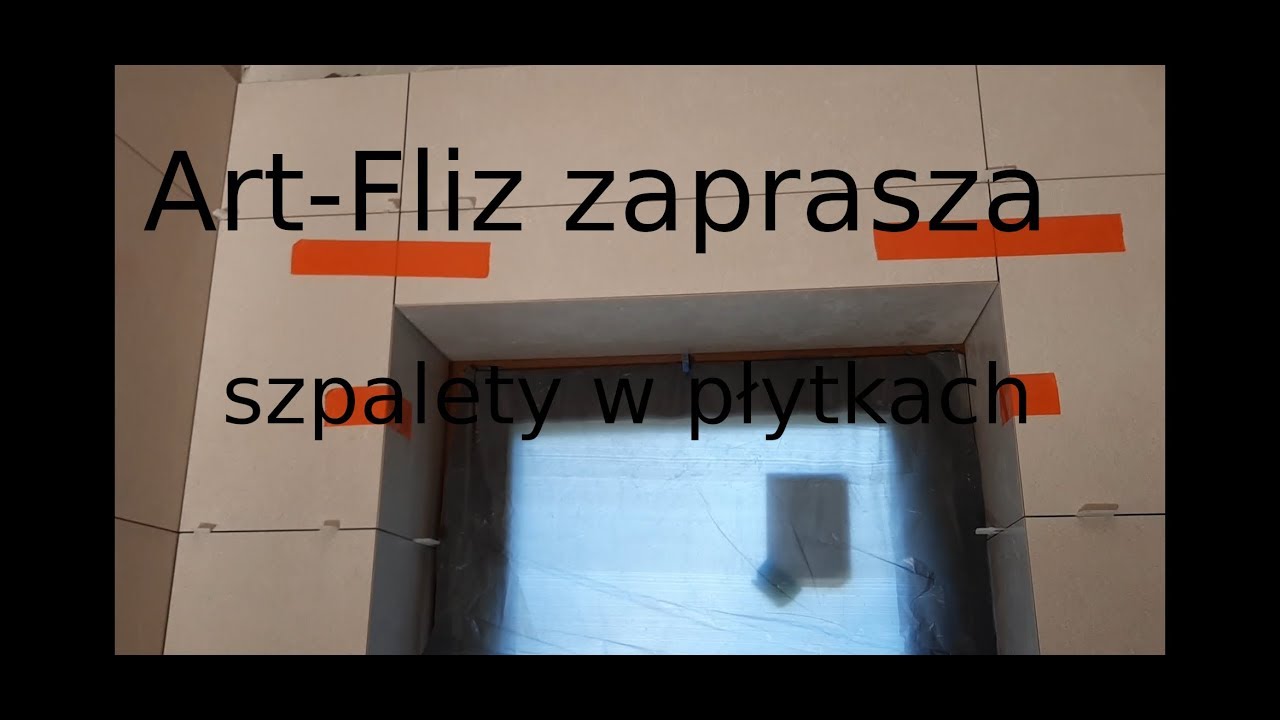 Szpalety w płytkach ....obróbka okna.