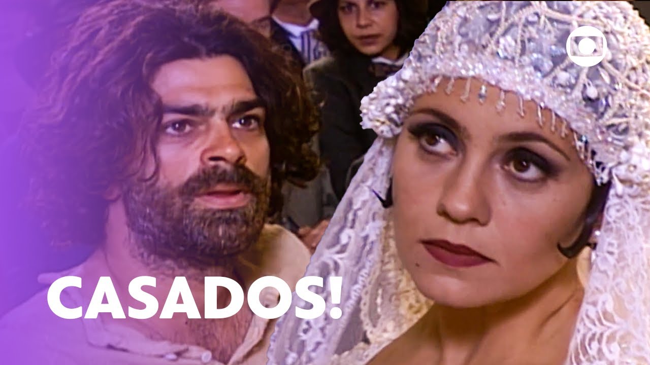 Catarina e Petruchio se casam no amor e no &oacute;dio! | O Cravo e a Rosa | TV Globo