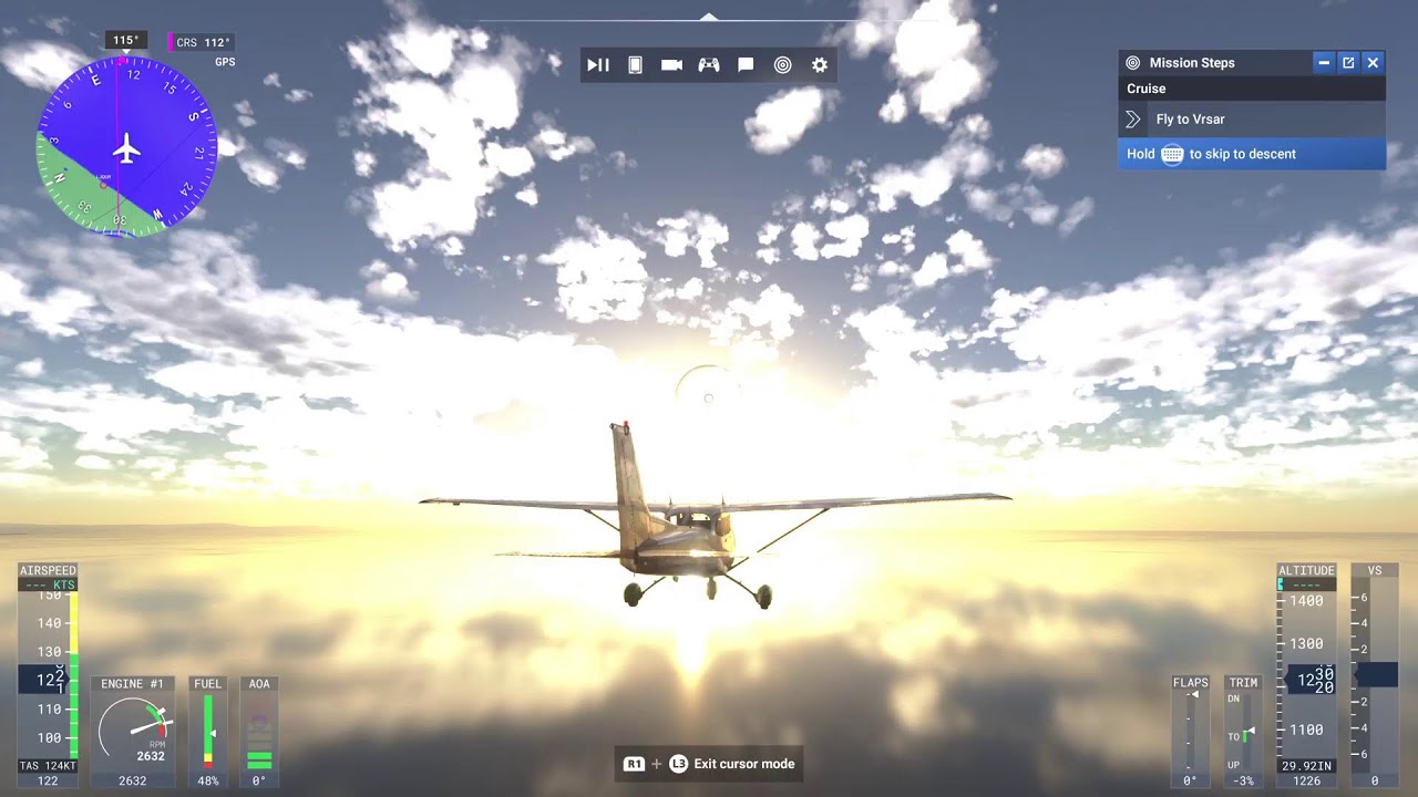 Microsoft flight simulator 2024 PS5 executive flight
