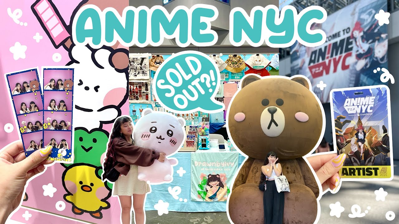 I SOLD OUT at my FIRST Anime NYC 🤯 $$$ ✧ ARTIST ALLEY VLOG
