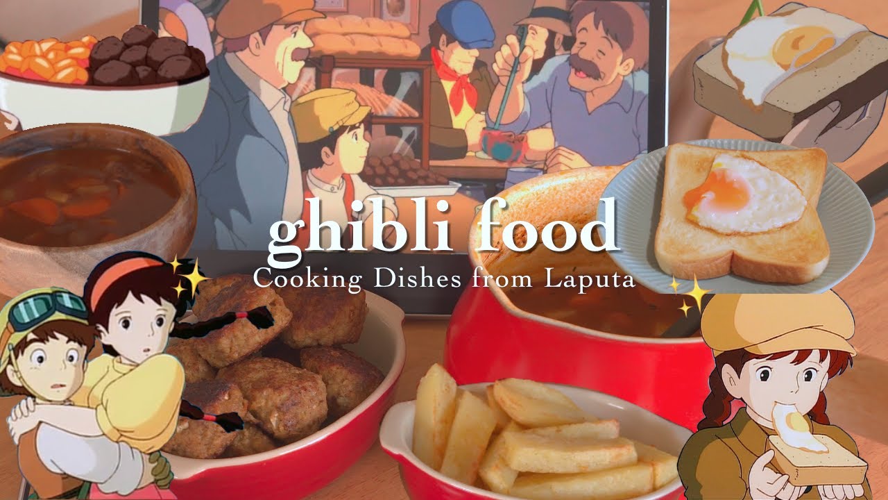 Cooking Studio Ghibli food 🍽️ Laputa: Castle In The Sky 🏰 Egg Toast, Meatballs and Beef Stew ♪ Vlog