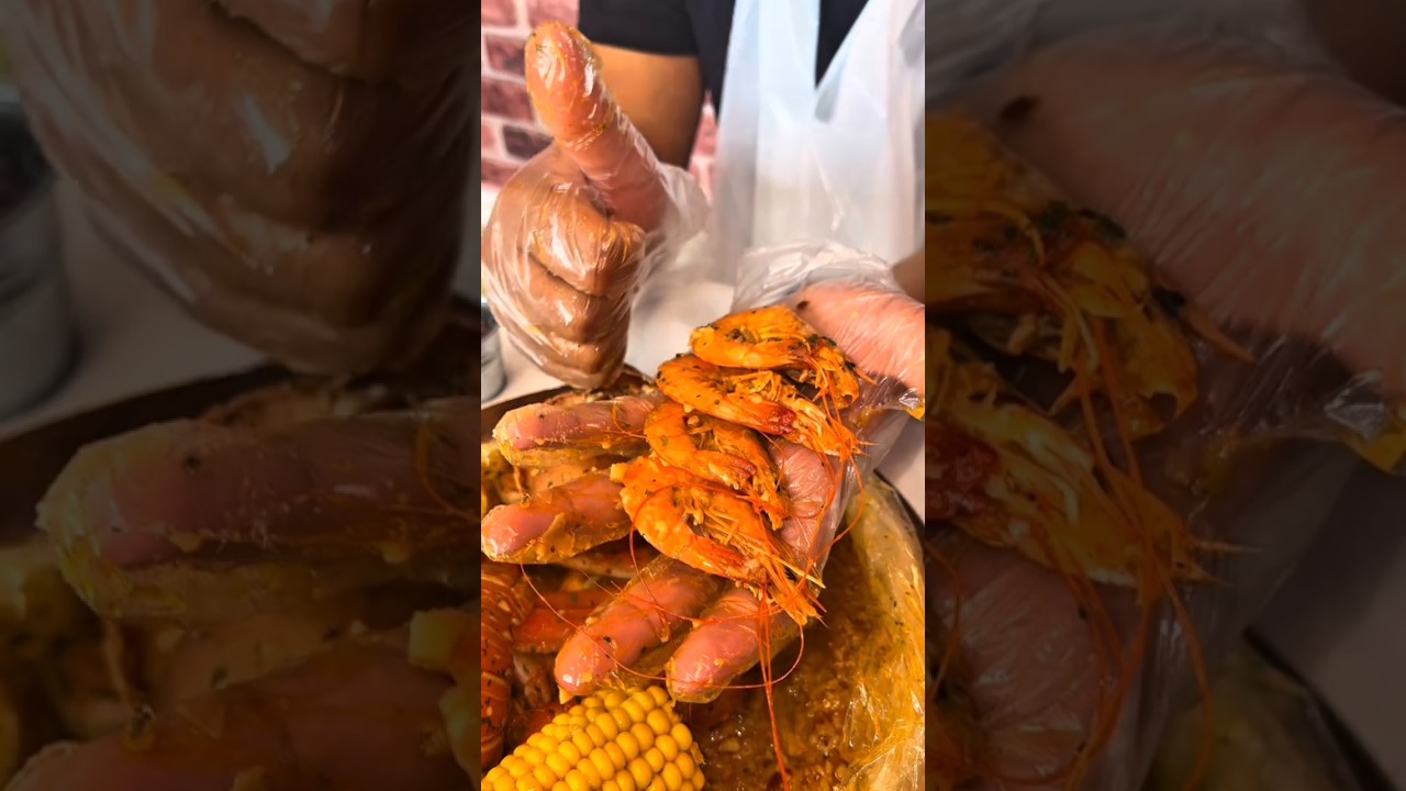 @CRAB LAB LONDON/ still dream about hat sauce with the seafood boil..#seafood #fyp