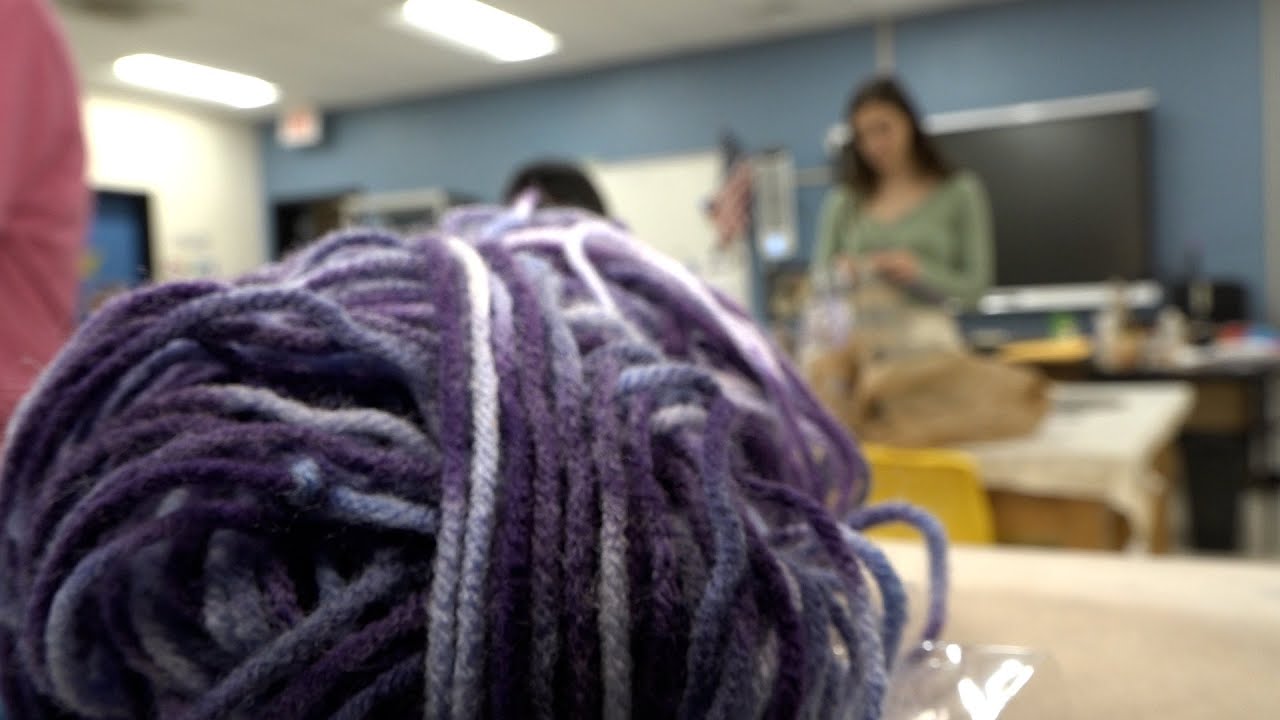 Fort Mill High School is Knitting For Charity