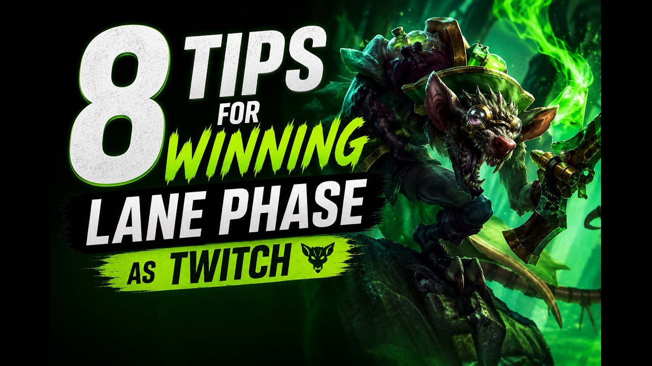 Do this EVERY Game to Win Lane at Level One | ADC Twitch Lane Phase Guide