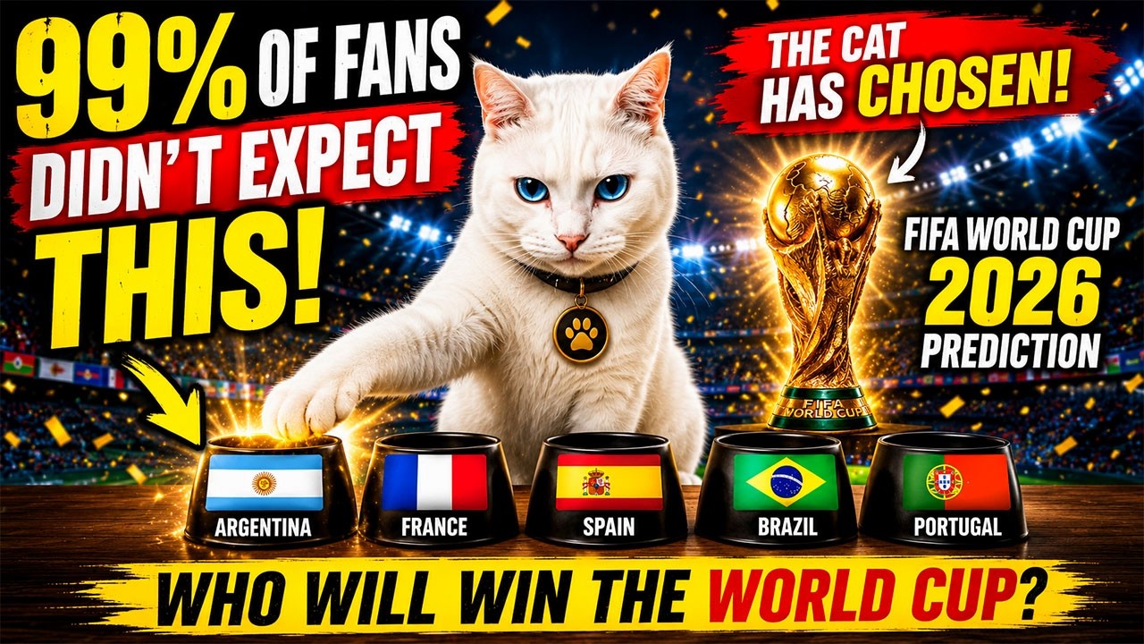 99% of Fans Didn't Expect This! The Cat Chose the FIFA World Cup 2026 Champion 🐱🏆