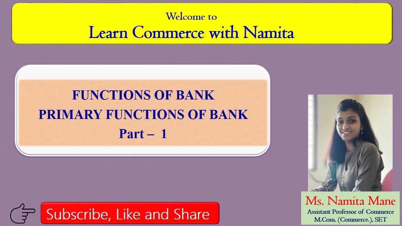 Functions of Bank| Primary functions of bank|