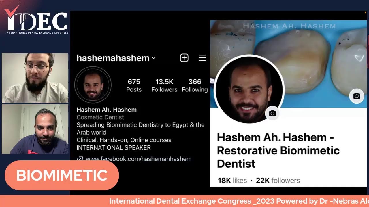 BIOMIMETIC DNTISTRY IN CLINICAL PRACTICE ,  Dr Hashem Ahmed 🇪🇬