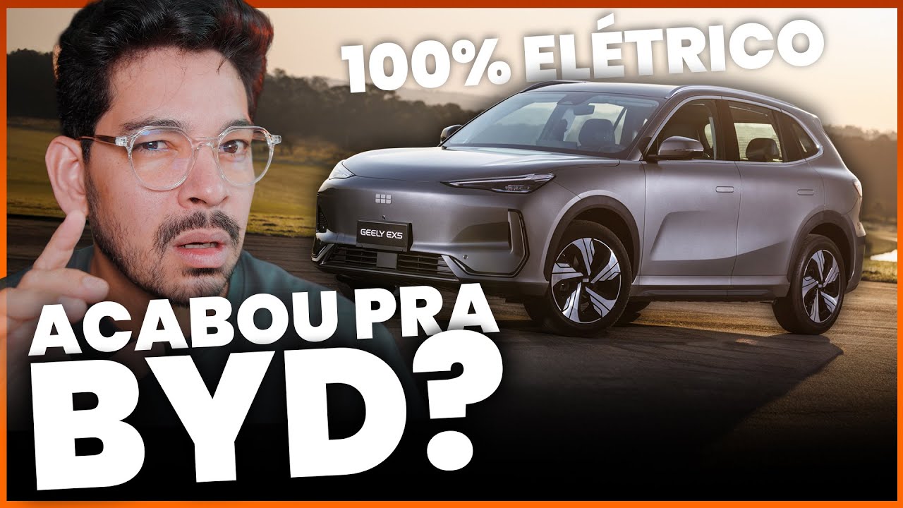 Novo carro 100% elétrico GEELY EX5 vai balançar o mercado!