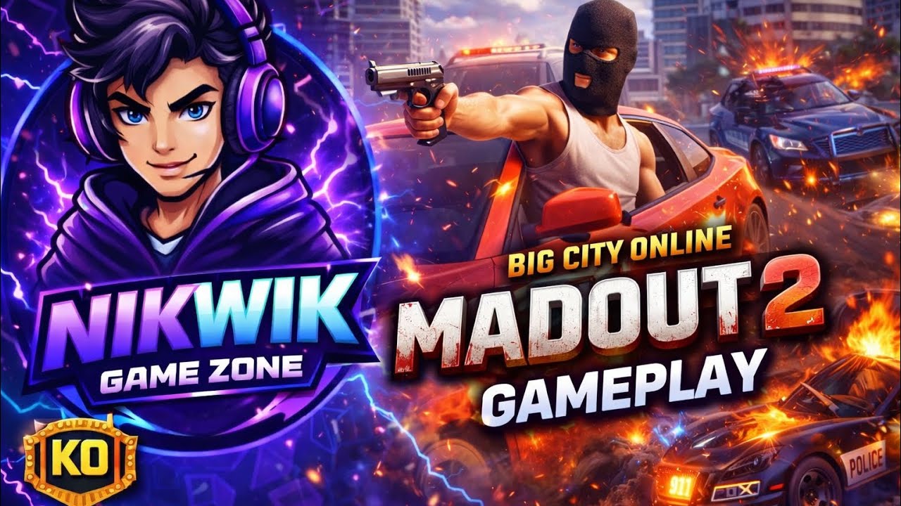 MadOut2 Big City Online Gameplay 🚗💥 Open World Chaos