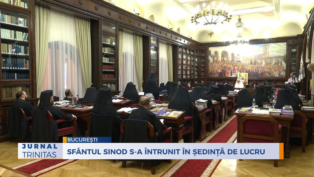 Sfântul Sinod s-a întrunit în ședință de lucru