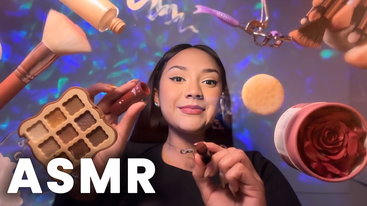 ASMR ULTRA REALISTA / TE MAQUILLO SUAVE Y LENTO (REL&Aacute;JATE POR COMPLETO)