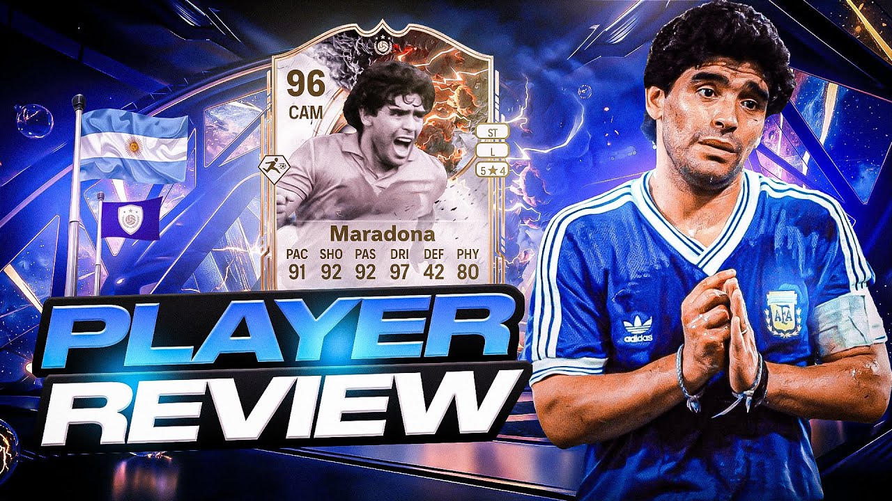 96 ОБЗОР ИГРОКА THUNDERSTRUCK ICON МАРАДОНА - EA FC 26 ULTIMATE TEAM