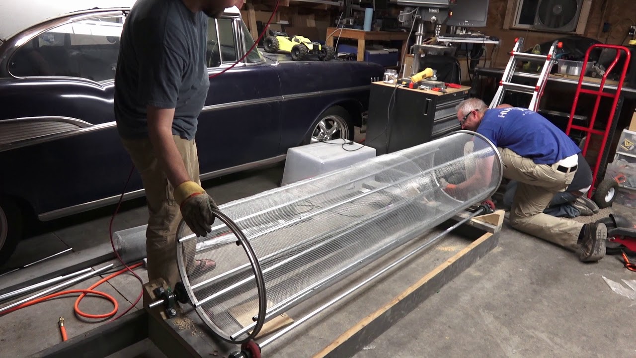 Worm farm trommel / rotary sifter build: Part 1