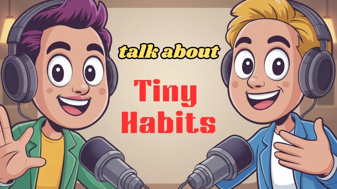 Talk about tiny habits | English podcast episode (1) | B2 level | Learn English fast