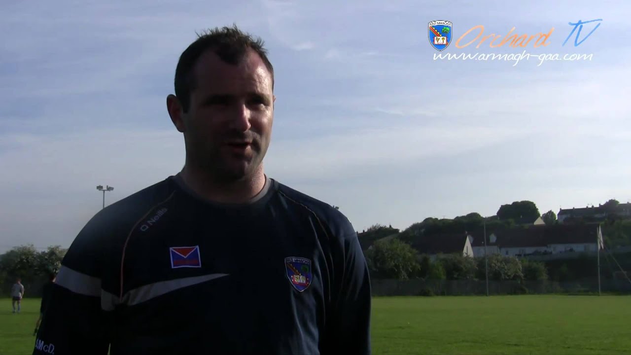 Steven McDonnell pre Monaghan game