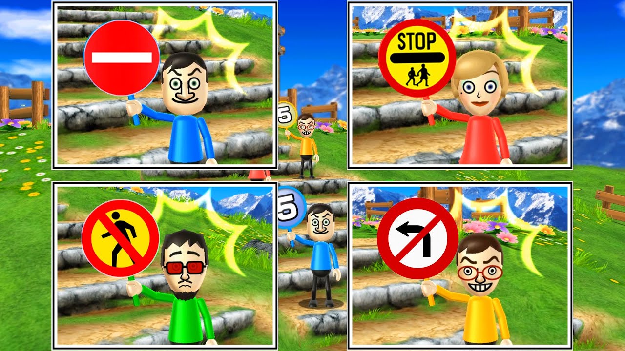 Wii Party Board Game Island — Мистер Бин против Алиши против Акиры против Хиромасы (самая высокая...