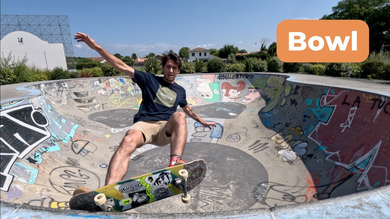 Coaching bowl en skate avec Simon Léauté
