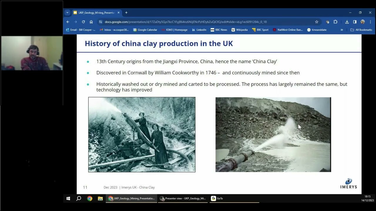 The past, present, and future of kaolin exploitation in Cornwall