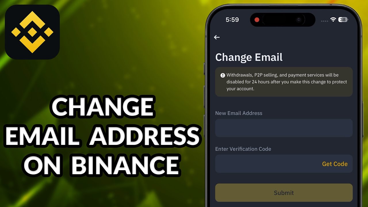 How To Change Email Address On Binance