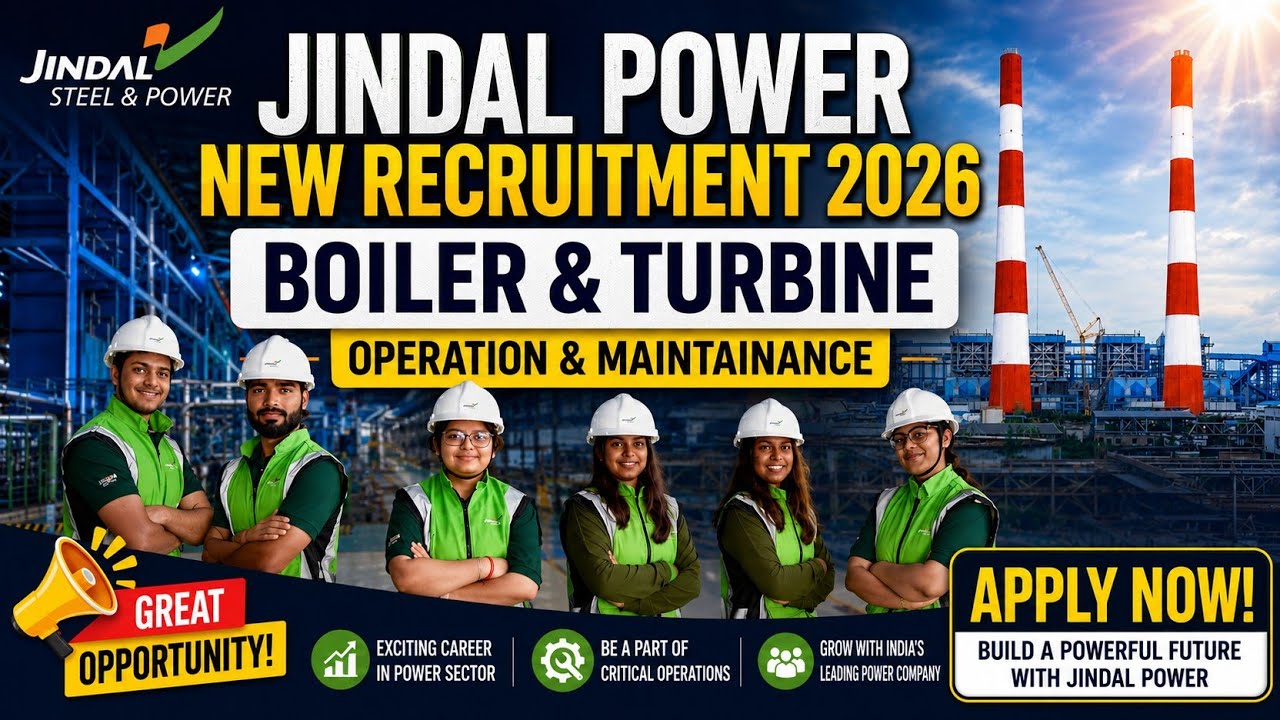 Jindal Power New Vacancy 2026 | Jindal Power Career