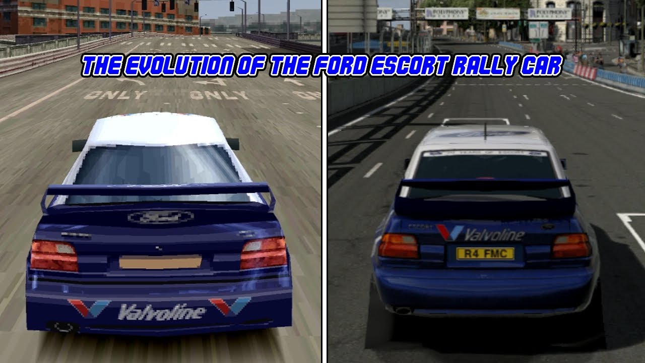 The Evolution of the Ford Escort Rally Car in Gran Turismo | GT2 - GT6