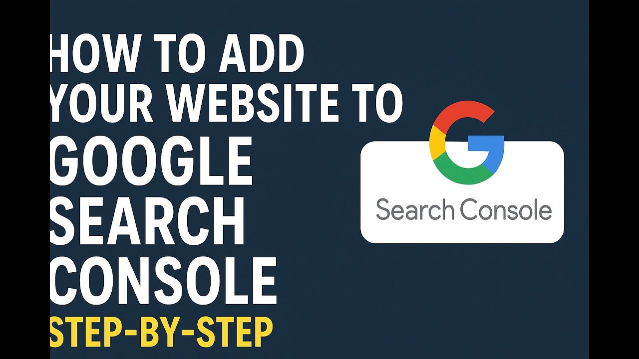 How to Add Your Website to Google Search Console (2025) | Step-by-Step Domain Verification Guide