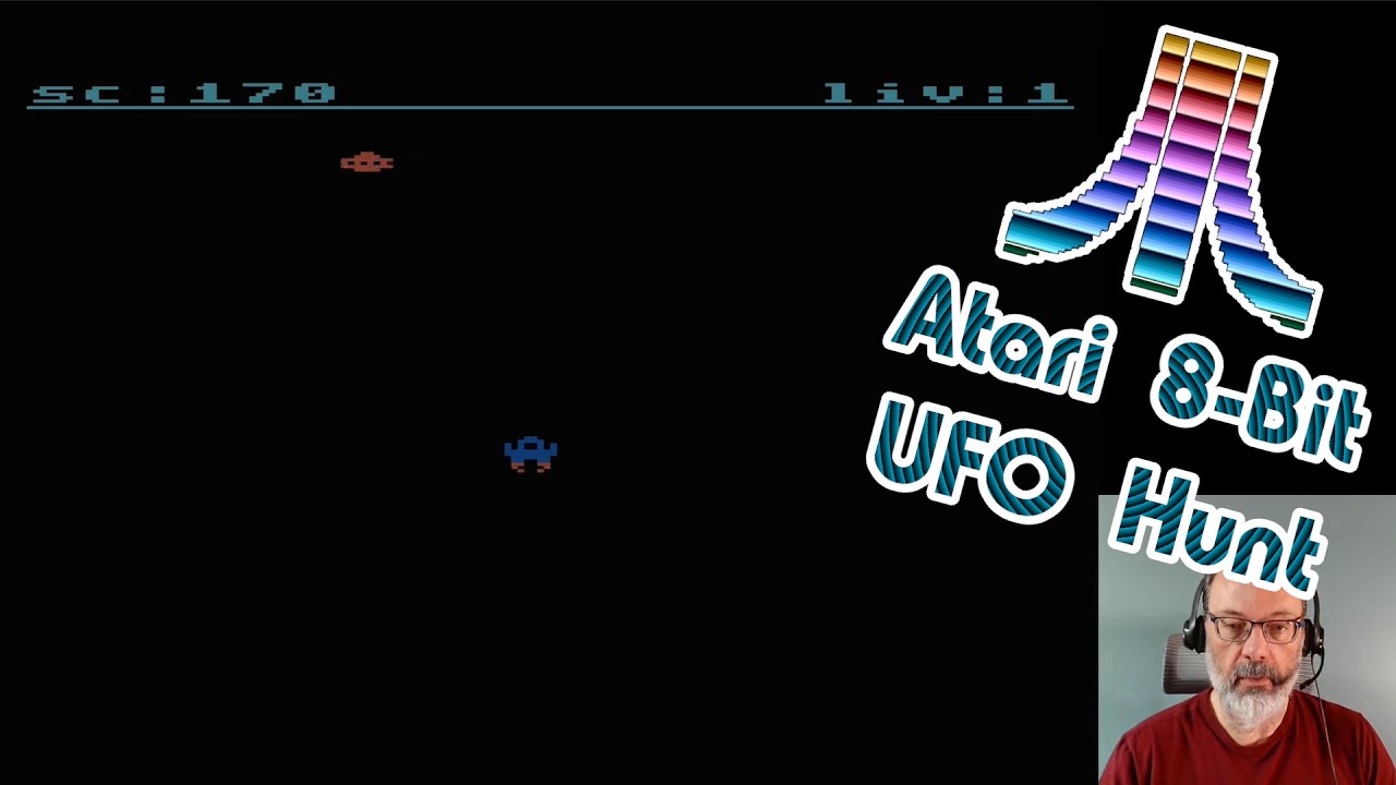 Игра Atari 8-Bit: Охота на НЛО