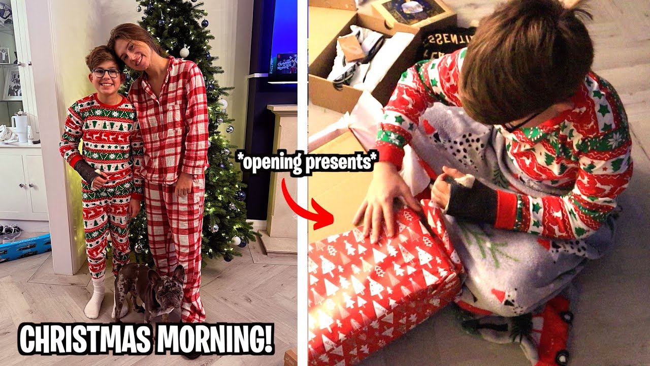 CHRISTMAS DAY MORNING ROUTINE! - OPENING PRESENTS - WHAT WE GOT! 🎁