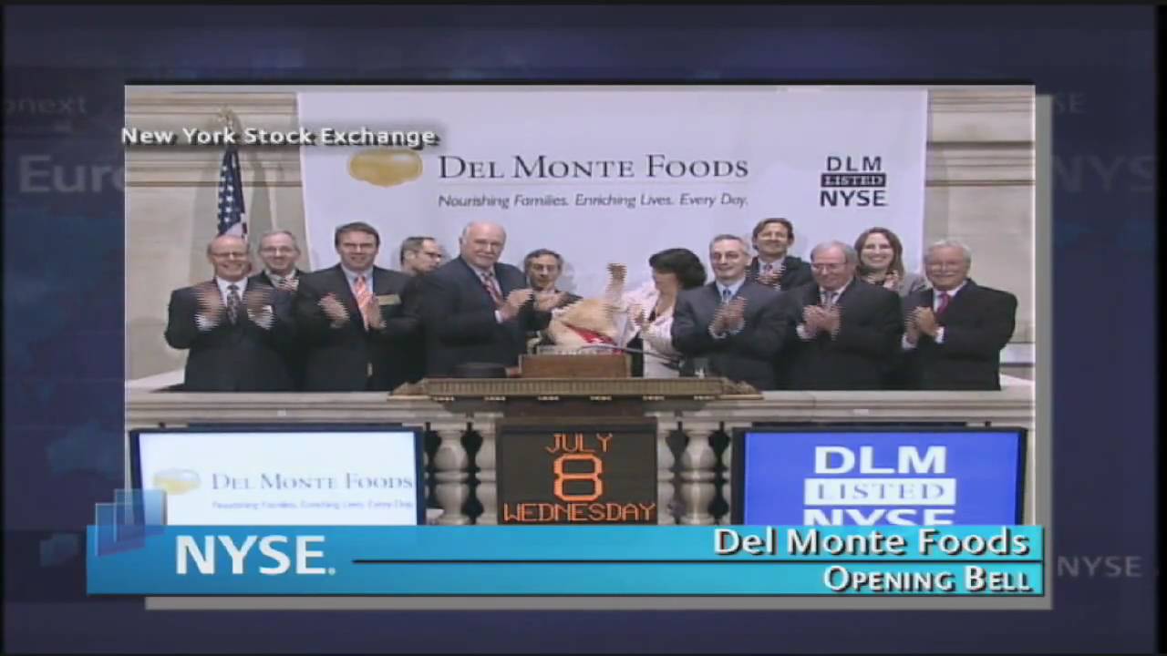 8 July 2009 NYSE Opening Bell Del Monte Foods