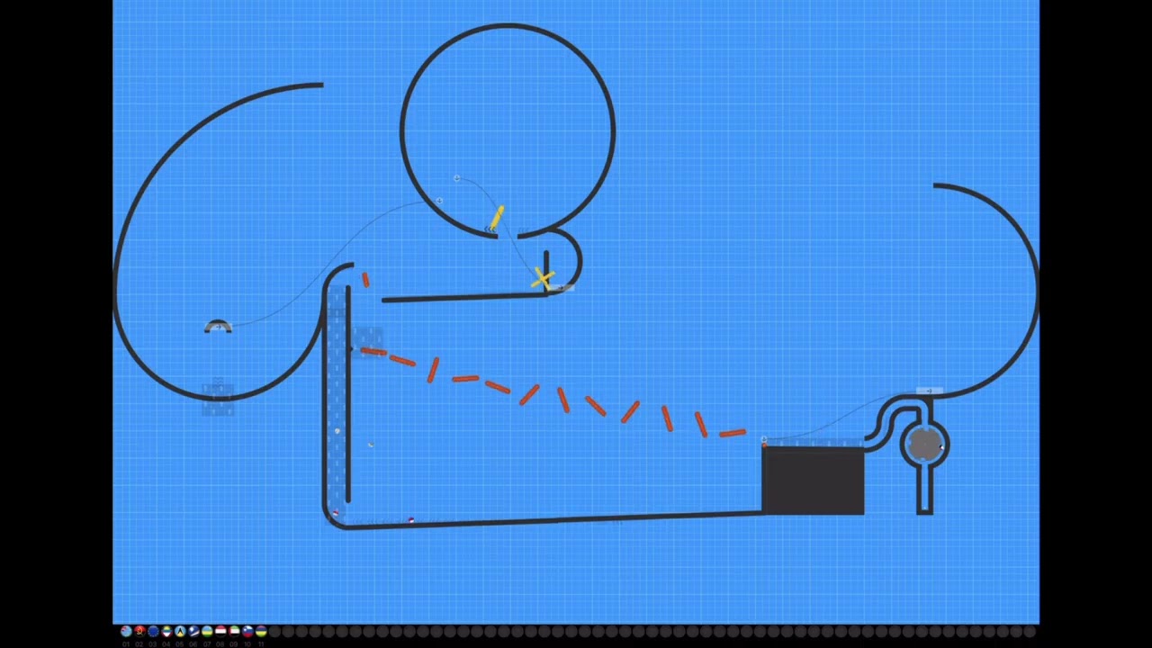 Country marble race - bounce