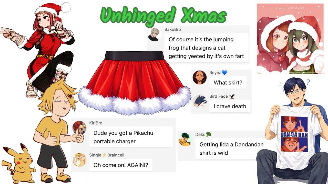 Unhinged Christmas Gifts🎁🌲 ft.Ships Xmas Chaos Pt. 2/2  | MHA Texts