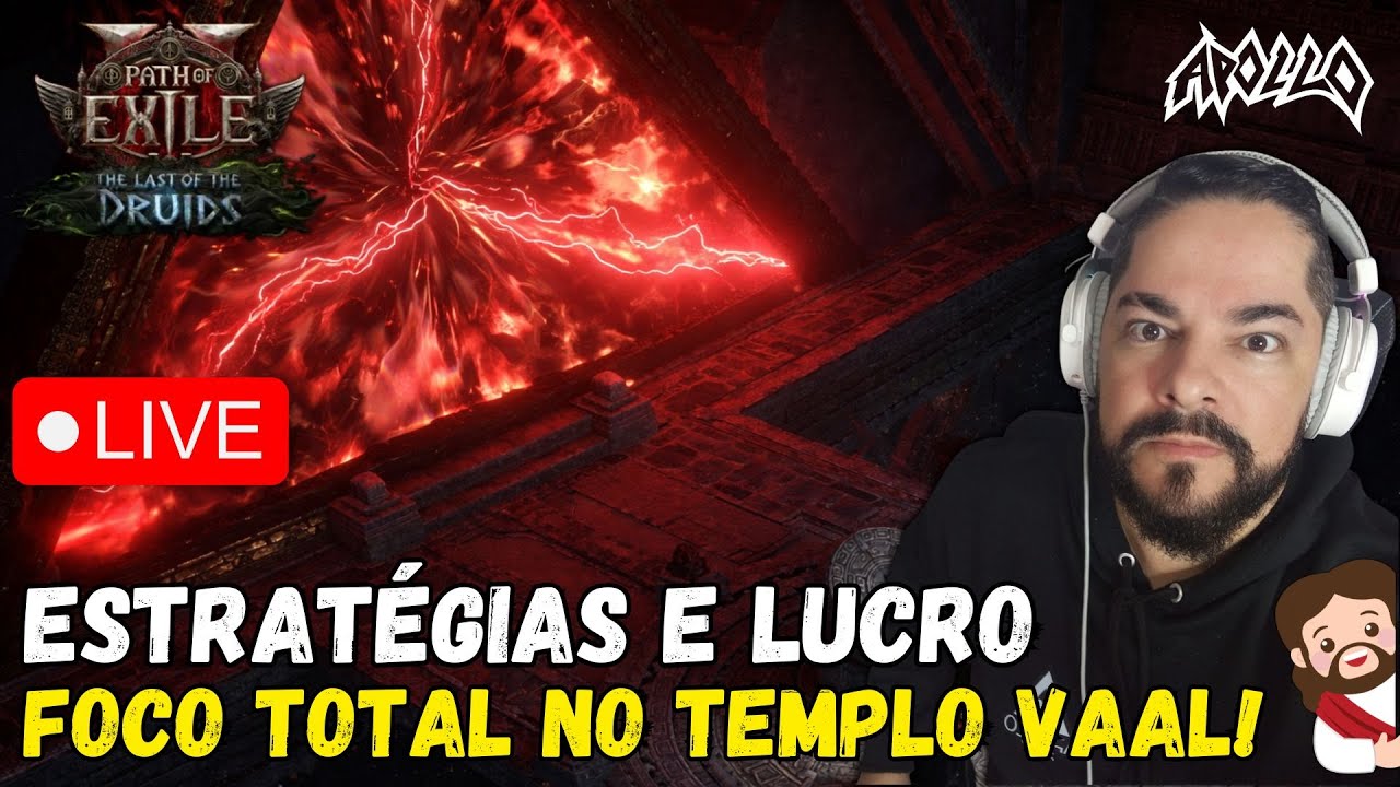 POE 2|FOCO TOTAL NO TEMPLO VAAL! !pix !entrar !builds !pob