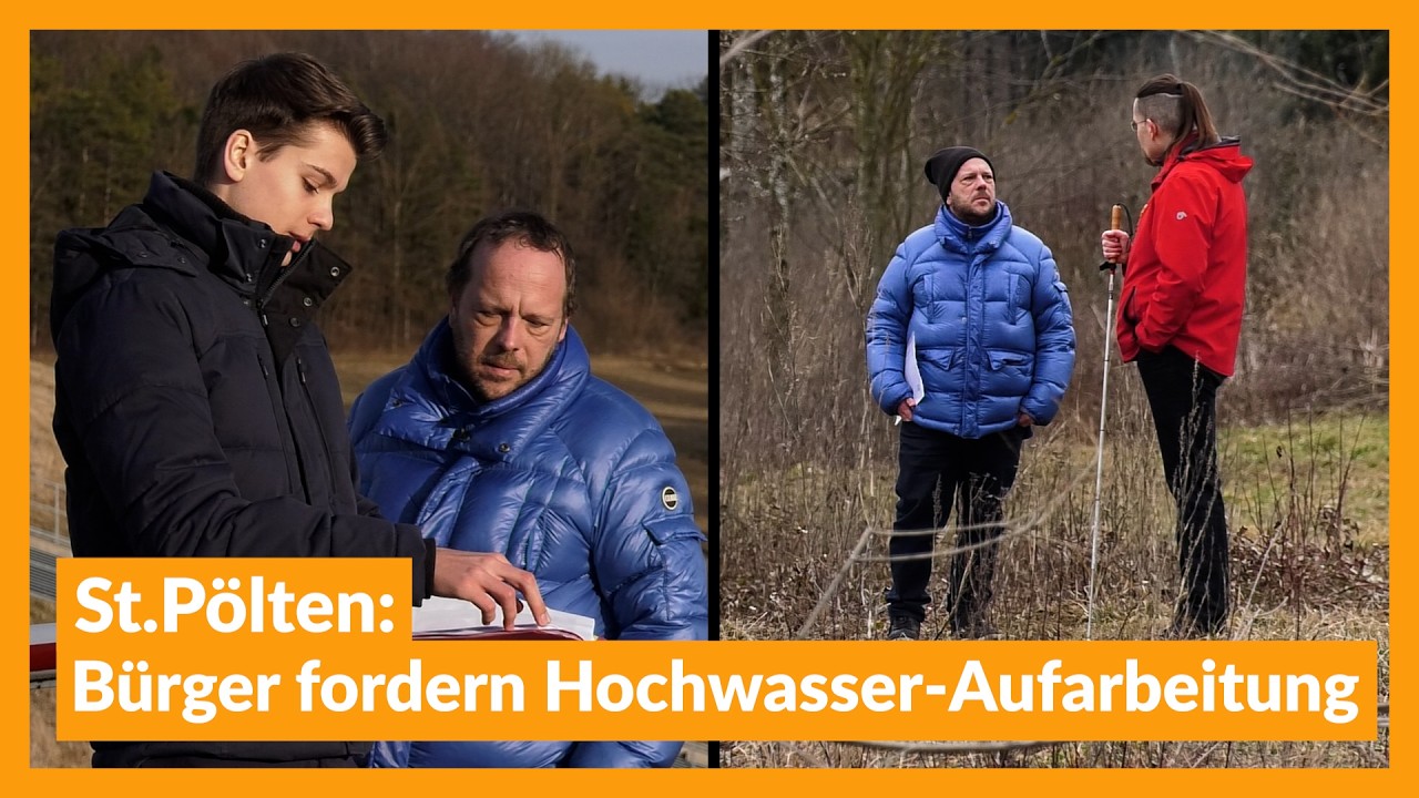 St.Pölten: Bürger fordern Hochwasser-Aufarbeitung