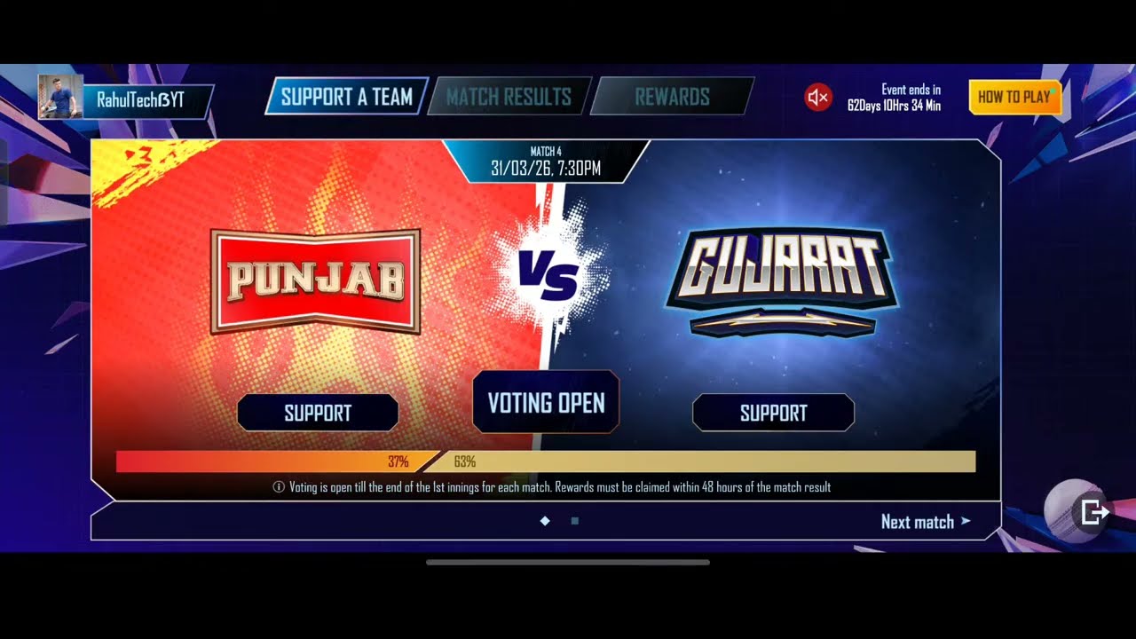 GT VS PBKS Winning Prediction🚀💯 Bgmi Cricket League Prediction |Today Bgmi Cricket League Prediction