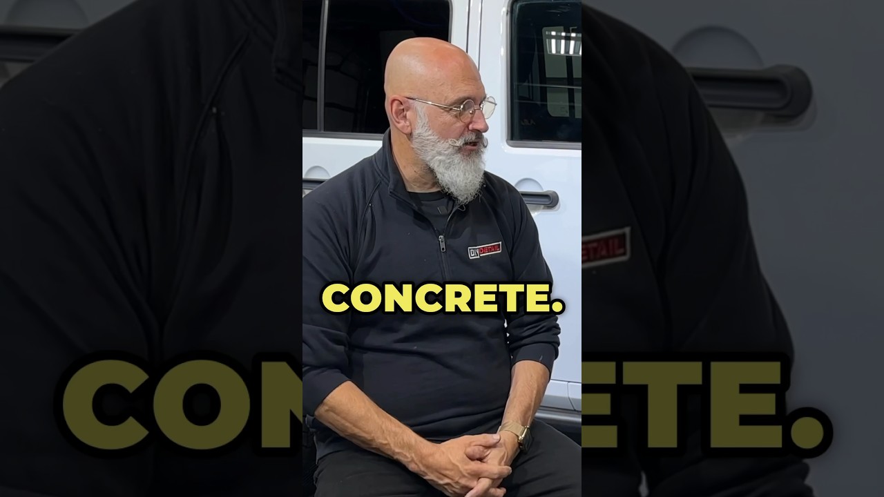 How to remove concrete from your vehicle?