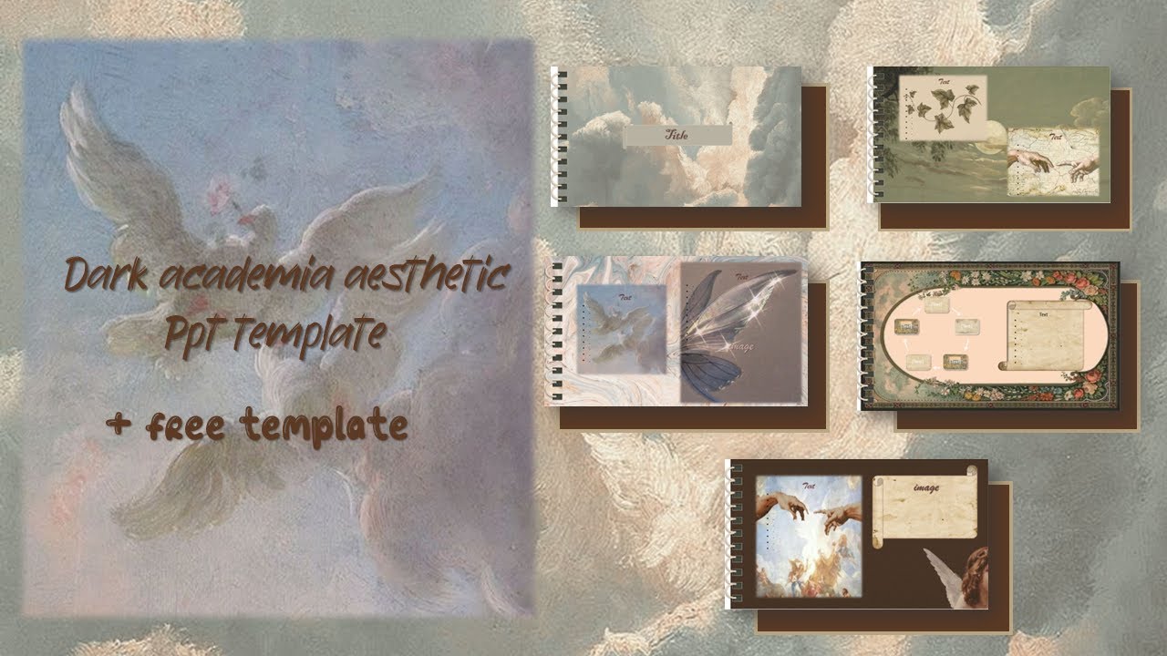 dark academia power point presentation {aesthetic } ʕ•ᴥ•ʔ #2