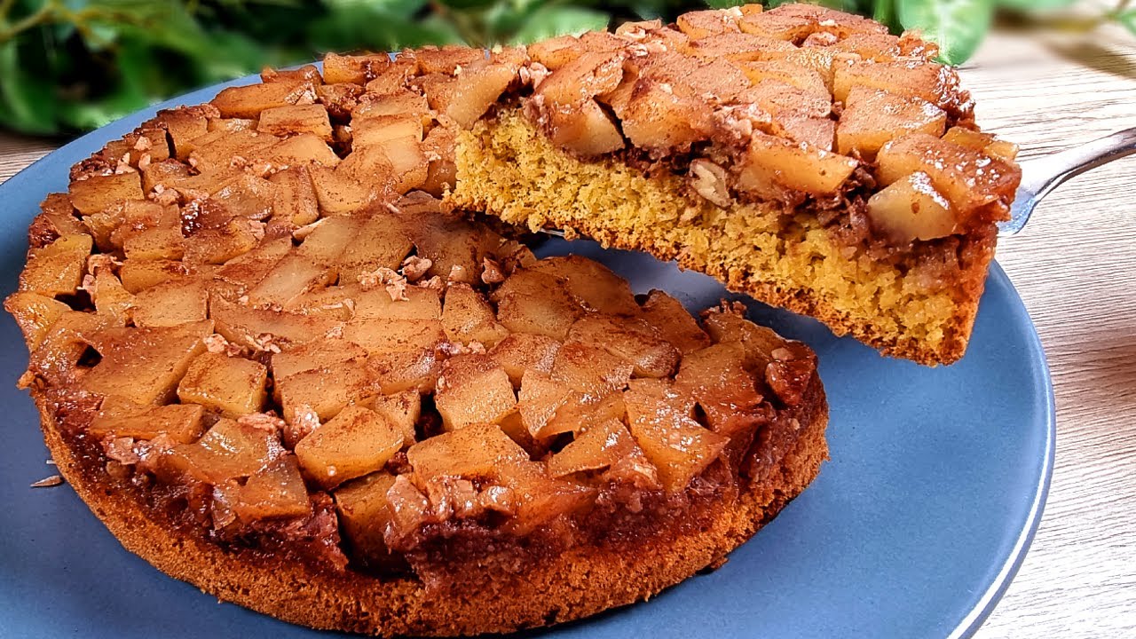 Самый вкусный осенний пирог с овсянкой и яблоками, который вы когда-либо ели! (Рецепт из Германии!)😋