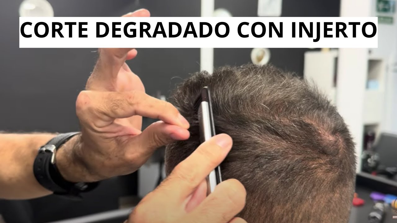 CORTE DE PELO DEGRADADO CON INJERTO- POR ANTONIO VARGAS