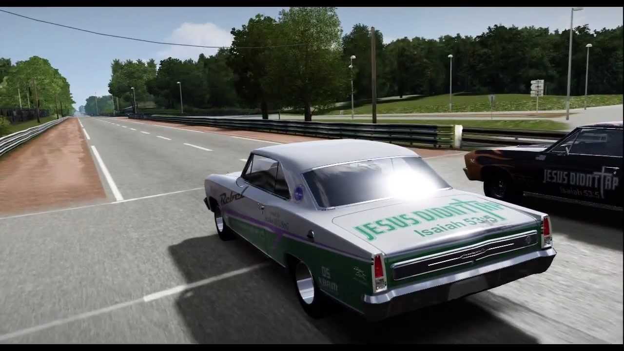 Drag Racing at Lemans on Forza Motorsport 4