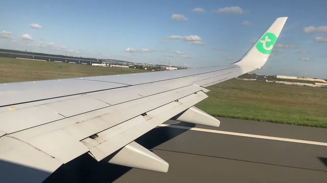 Boeing 737-800. Take off flight Transavia Paris Orly Hurghada of September 17, 2022.