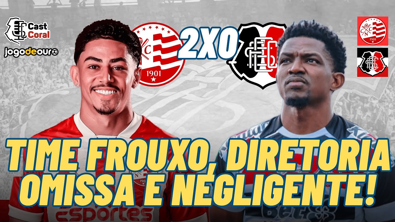 🚨É ESSE O SANTA CRUZ DE 2026: TIME FRACO, FROUXO, DIRETORIA OMISSA E NEGLIGENTE! #castcoral 