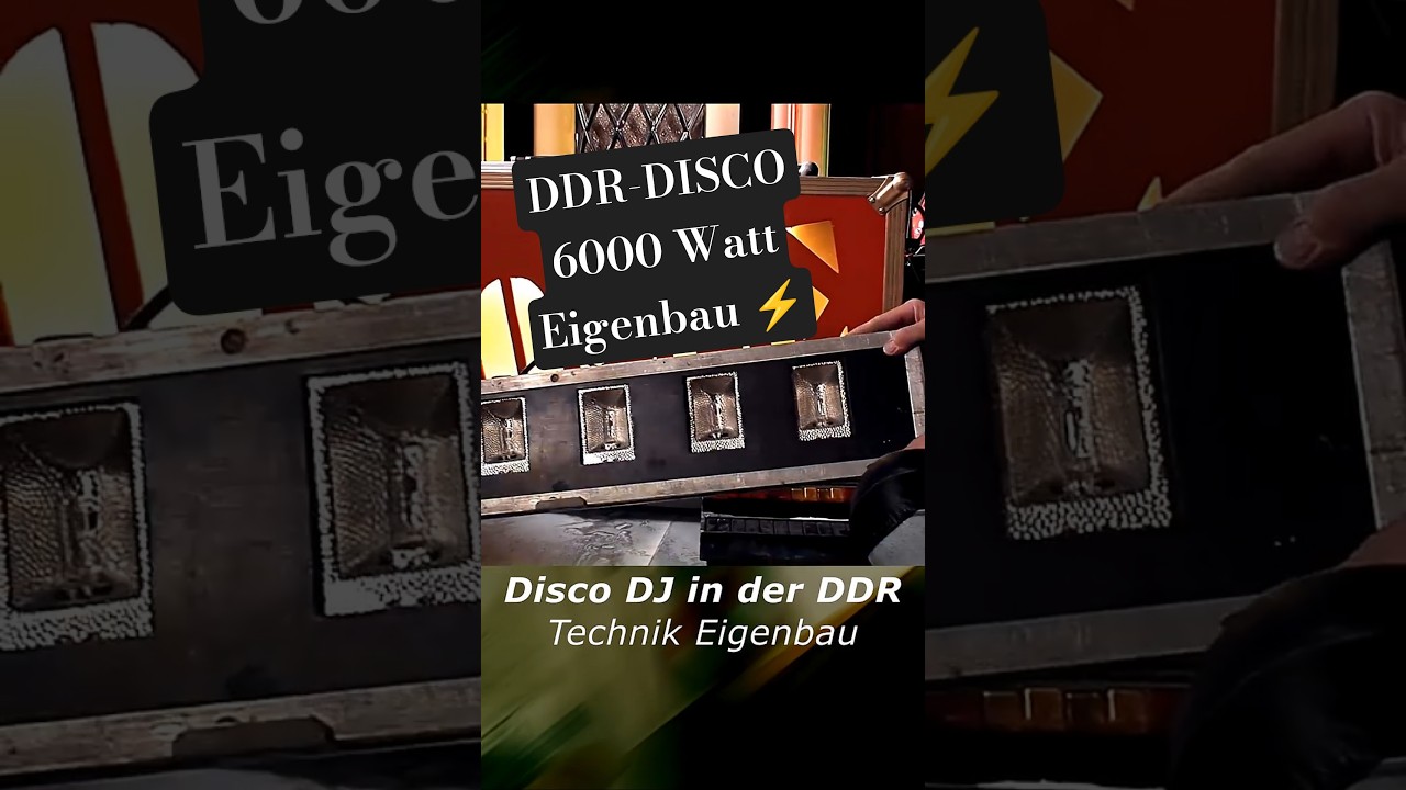 ⚡️ DDR-Disko: Party in der Mangelwirtschaft &ndash; 6000 Watt Eigenbau-Blitzer! #ddr #ostalgie