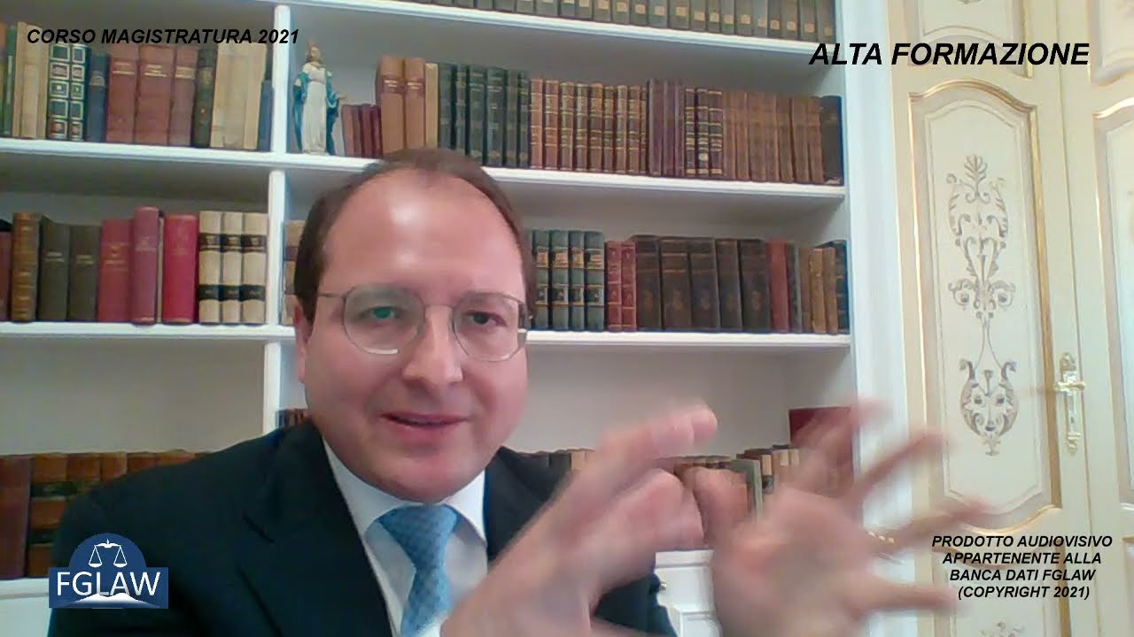CONCORSO MAGISTRATURA 2021 - CIVILE - SPIEGAZIONE TRACCIA ESTRATTA (CONS. PASQUALE FAVA - 19.7.2021)