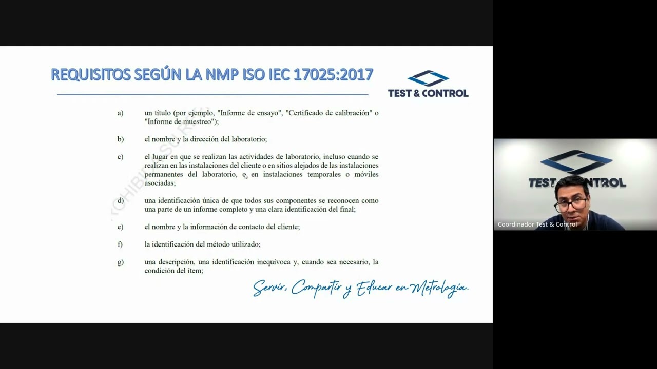 Programa de capacitaciones sobre BALANZAS, PUNTOS DE CALIBRACIÓN E INTERPRETACIÓN DE CERTIFICADOS