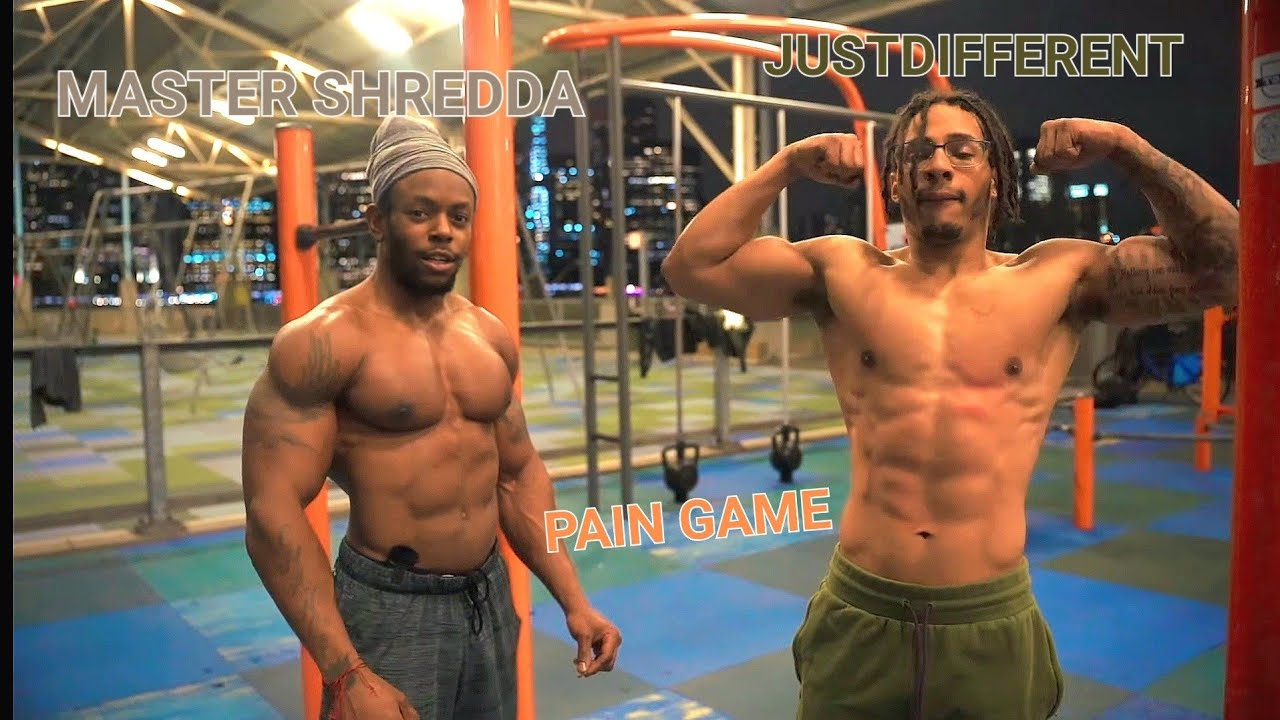 Master Shredda x@JustDifferentMentality  Do Beasty Calisthenics Workout|Test Your Strength + Will