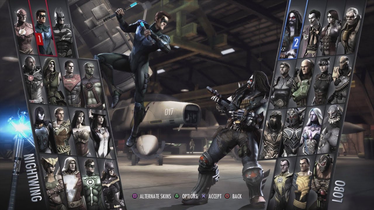 NIGHTWING vs LOBO - Injustice Gods Among Us Ultimate Edition 2013