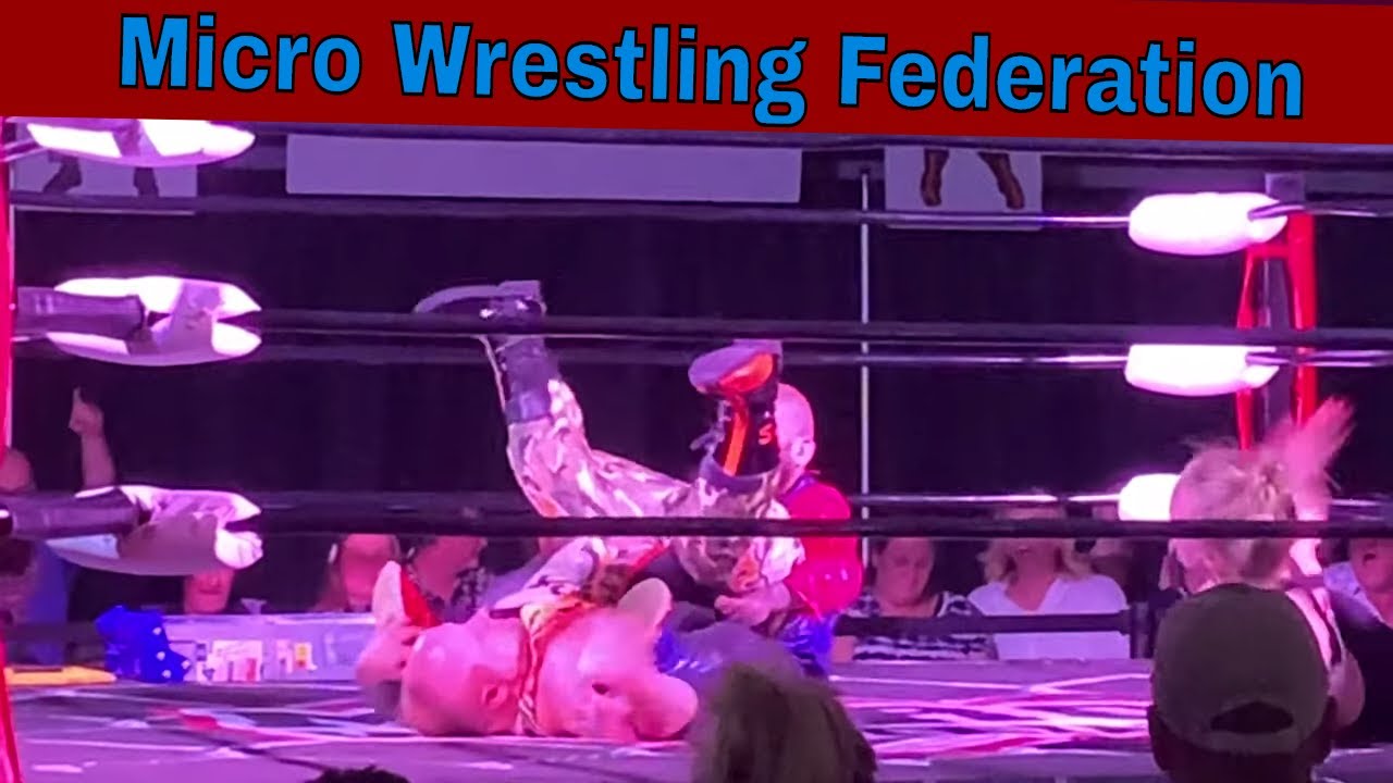 Micro Wrestling Federation At The Microtorium - Heavy Metal Mario vs. Lil Show The Redneck Brawler