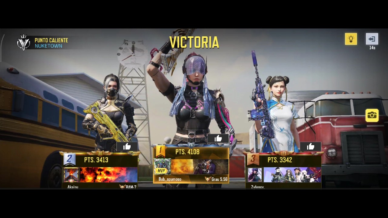 partida igualada en la nueva temporada de call of duty mobile de punto caliente en nuketown