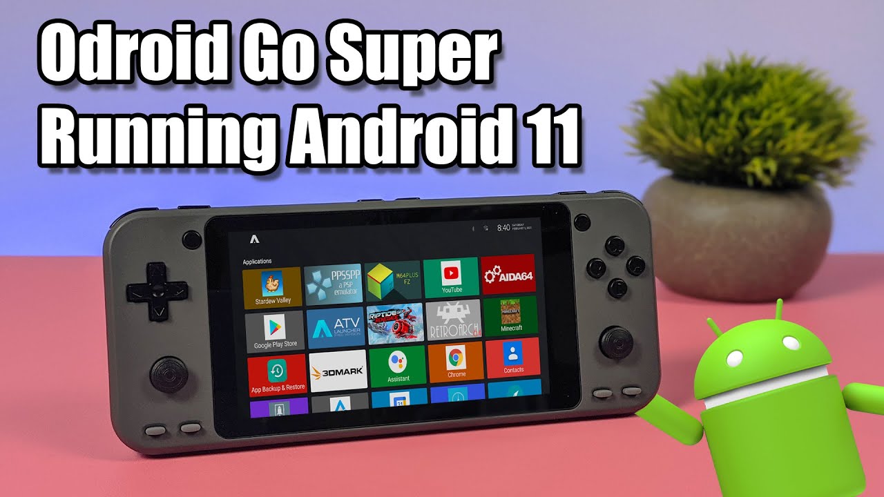 ODROID GO Super Android 11 Test - It's Finally Here!